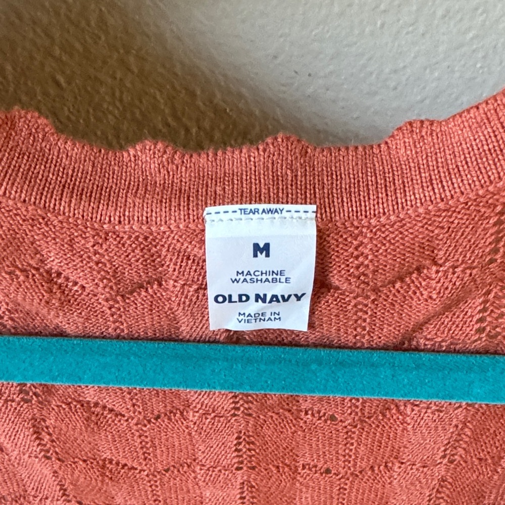 Women's Button-Front Knit Tank Top - Rust - Picture 2 of 6